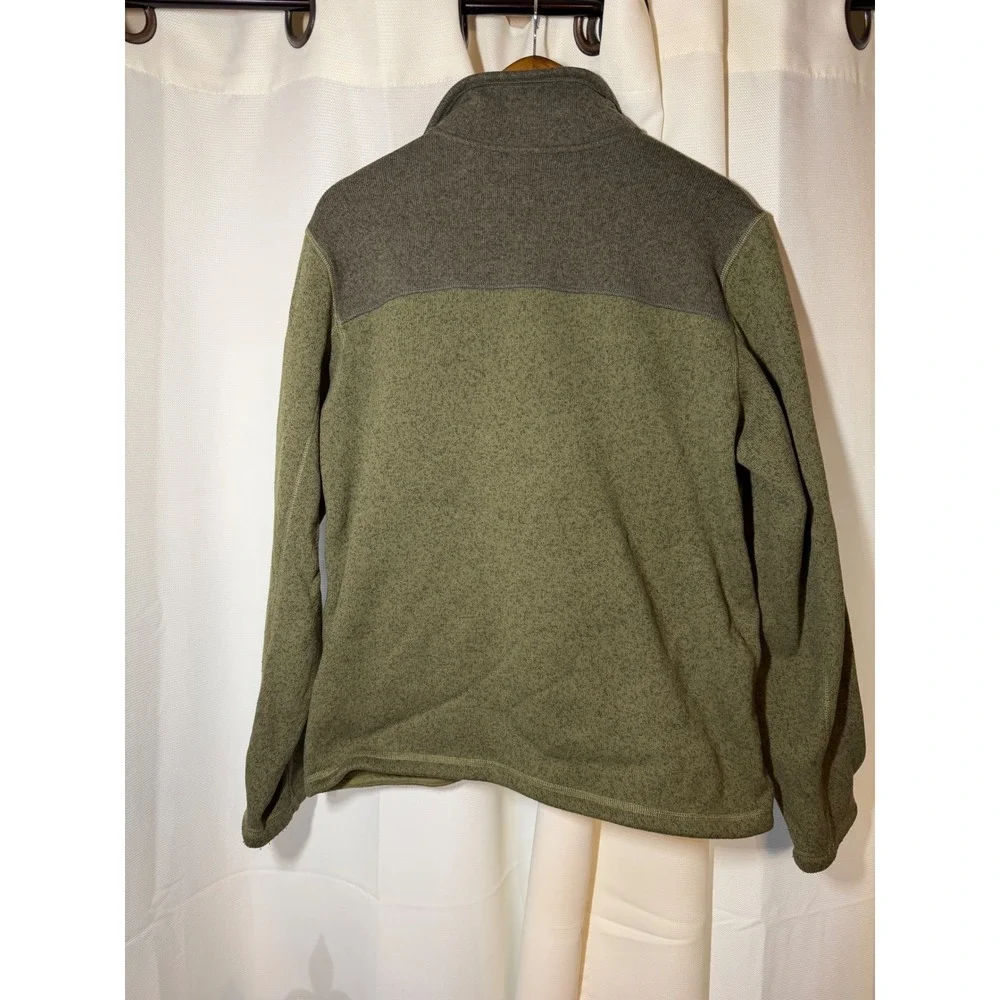 The North Face Gordon Lyons Full Zip Fleece Jacket Men's Large Olive FUGE Camps